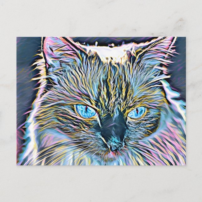 Ragdoll Art Postkarte (Vorderseite)