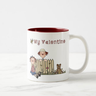 Ragdoll Biene mein Valentinsgruß Zweifarbige Tasse