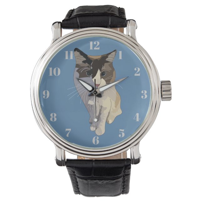 Ragdoll cat, Dusty Blue Armbanduhr (Vorderseite)