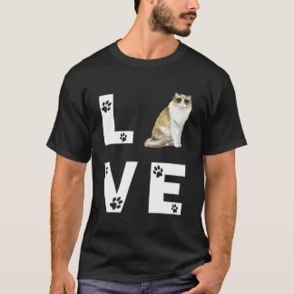 Ragdoll Cat Liebe Niedlich Cats Kitten Geschenk T-Shirt
