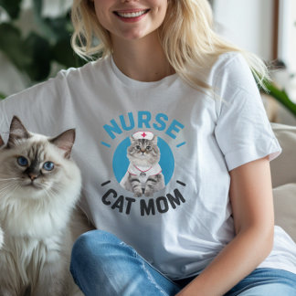 Ragdoll Cat "Nurse Cat Mama" T-Shirt