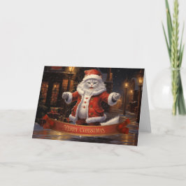 Ragdoll Cat Weihnachtsgrüßkarte Dankeskarte