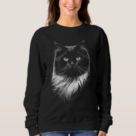 Ragdoll Cat Women's Black Sweatshirt