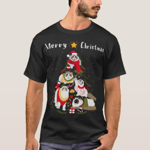 Ragdoll Christmas Tree Xmas Cat Lover T-Shirt