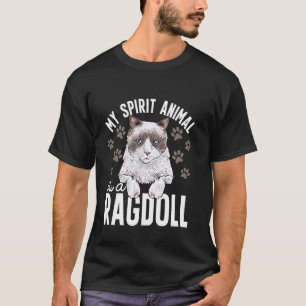 Ragdoll-Katze Meine spirituelle Katze ist eine Rag T-Shirt