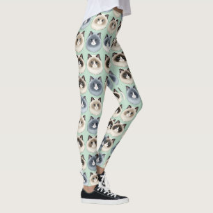 Ragdoll-Katze Süßes Haustierliebhaber-Muster Leggings