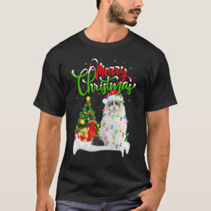 Ragdoll-Katze   Weihnachtsdekorationen Weihnachtsm T-Shirt