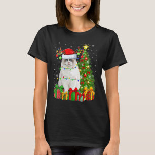 Ragdoll-Katze Weihnachtsfeiertag Weihnachtsmann Ra T-Shirt