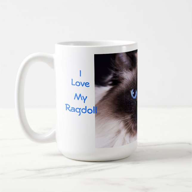Ragdoll Katzen-Kaffee-Tasse Kaffeetasse (Links)