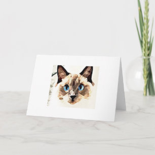 Ragdoll Katzen-Karte Karte
