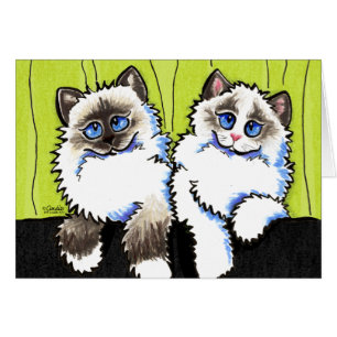 Ragdoll Katzen-Paare von Puppen Weg-Leine Art™