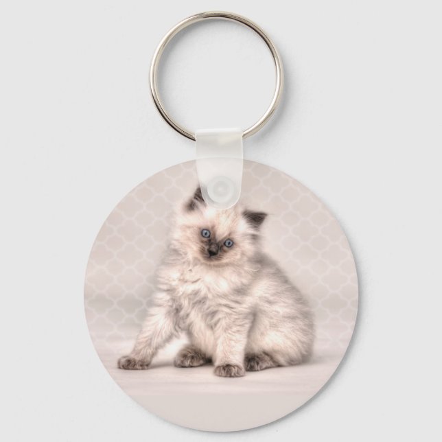 Ragdoll Keyring Schlüsselanhänger (Vorderseite)