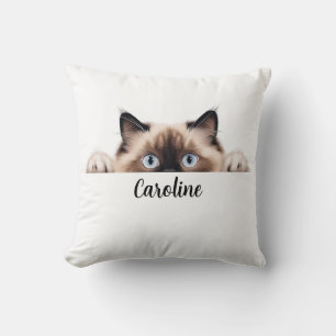 Ragdoll Peeking Cats Sublimation Grafik Kissen