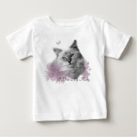 Ragdoll personalisiertes Babyt-shirt