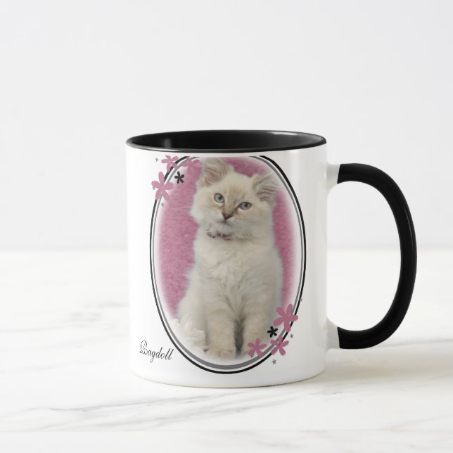 ragdoll Tassenrosa Tasse (Rechts)