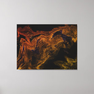 Rage Acrylic Art Print von KareAnnArt Leinwanddruck