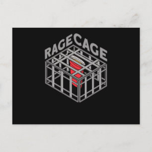 Rage Cage Drink Alcohol Party Drinking Game Postkarte