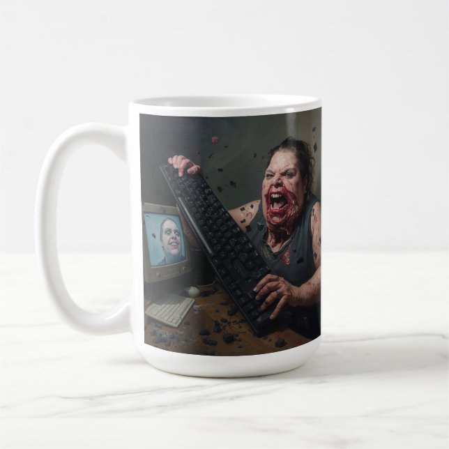 Rage Error: System Failure - Ctrl Alt Delirium Kaffeetasse (Links)
