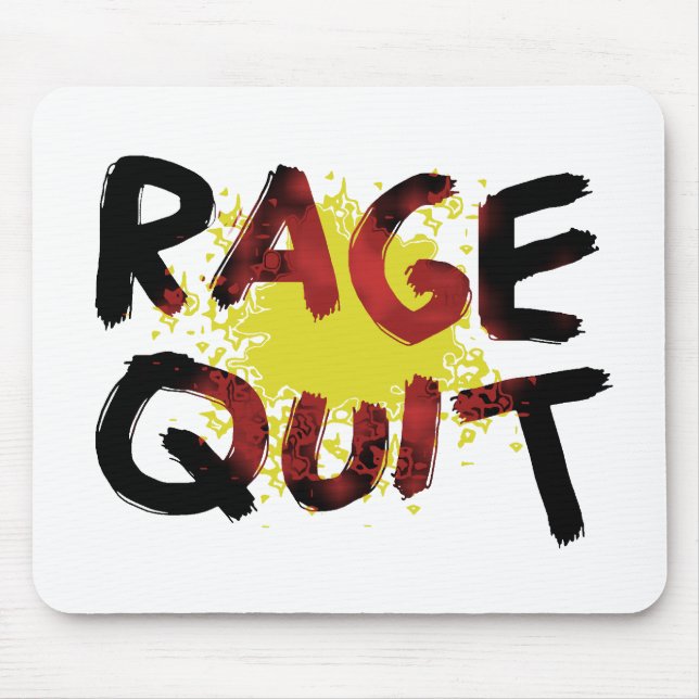 Rage Quit Mousepad (Vorne)
