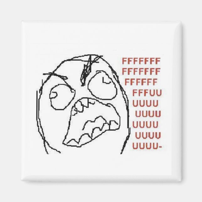 Rageguy fridgemagagnet magnet (Vorne)