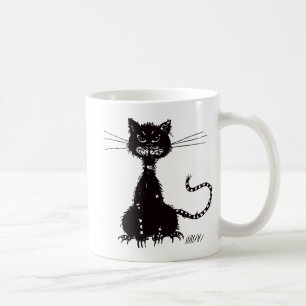 Ragged Evil Black Cat Kaffeetasse