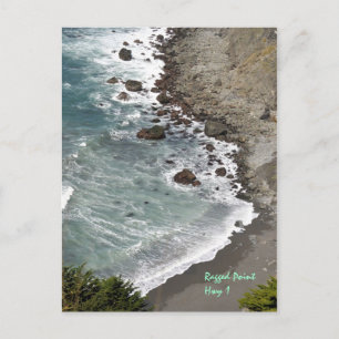 Ragged PointHwy 1 Postkarte