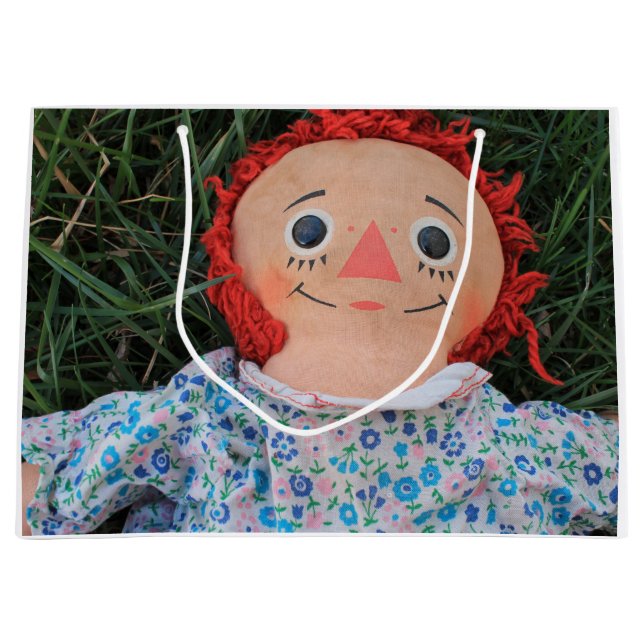 Raggedy Ann-Puppe 1 Große Geschenktüte (Vorderseite)