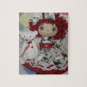 Raggedy Ann Puppe & Eisbär