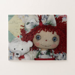 Raggedy Ann Puppe & Eisbär #2 Puzzle