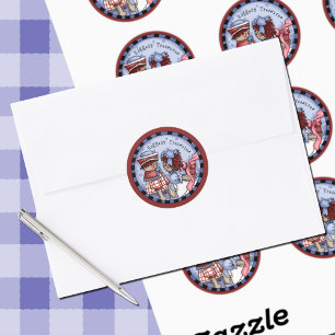 Raggedy Ann und Andy Schatzsuchen Runder Aufkleber