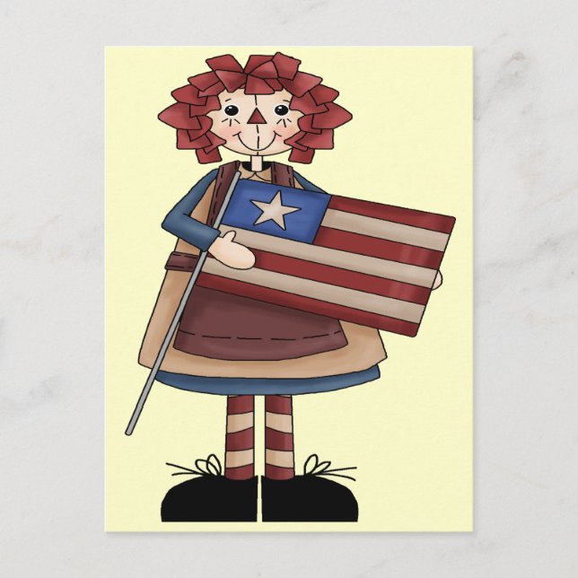 Raggedy Juli Postkarte (Vorderseite)