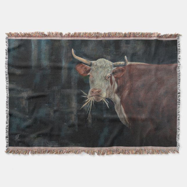 "Raggedy" Wurfdecke Decke (Vorderseite)