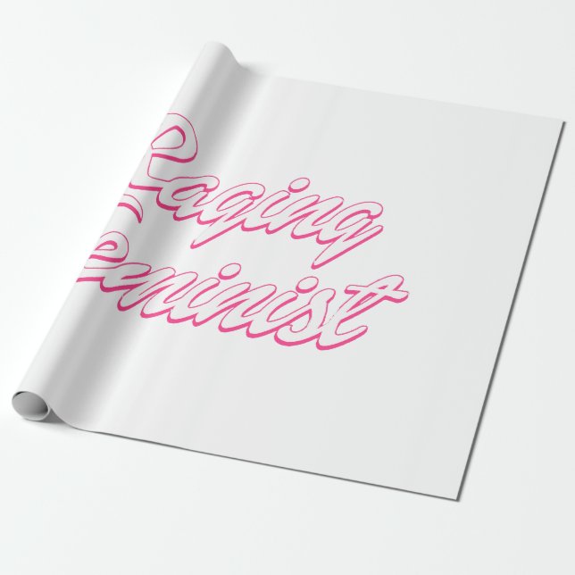 Raging Feminist Doll Geschenkpapier (Ungerollt)