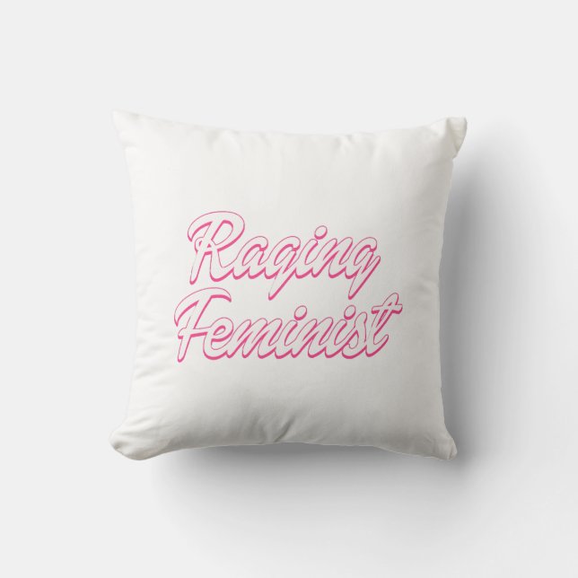 Raging Feminist Doll Kissen (Vorderseite)