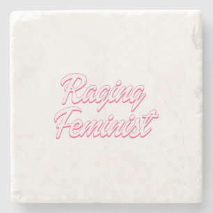 Raging Feminist Doll Steinuntersetzer
