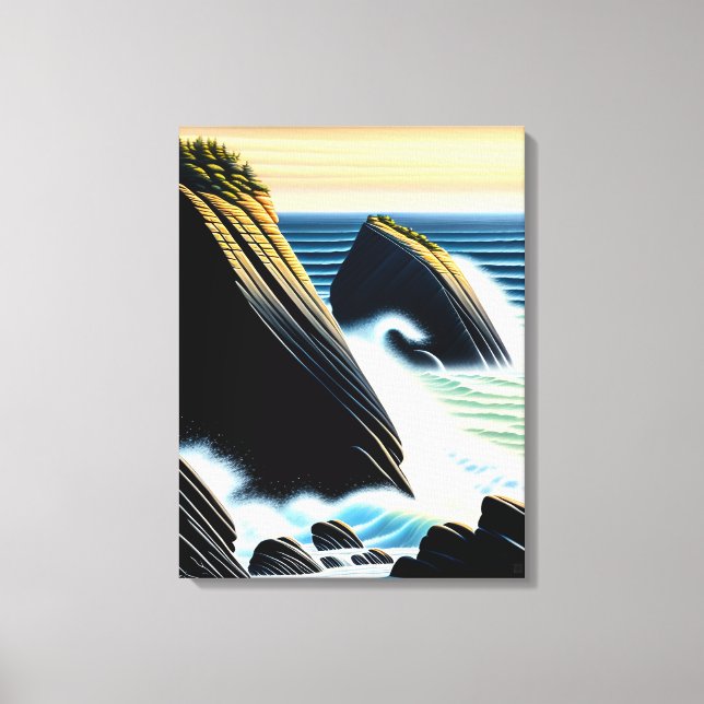 Raglan - Impression d'art en toile (Recto)