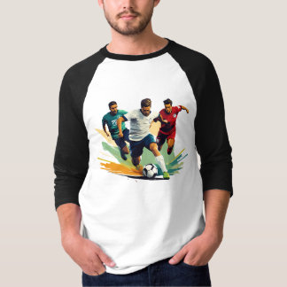 Raglan-T - Shirt für Männer 3/4-Sieb