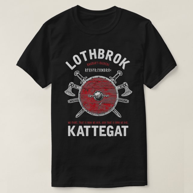 Ragnar Lothbrok von Kattegat T-Shirt (Design vorne)
