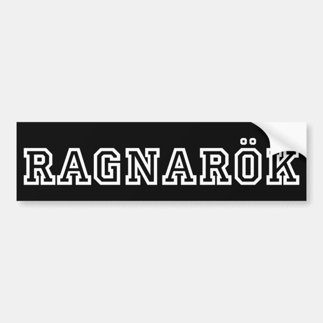 Ragnarok Autoaufkleber (Vorne)