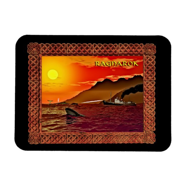 Ragnarok für Wale Magnet (Horizontal)