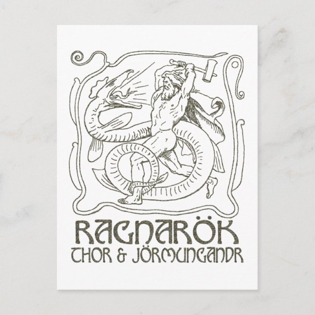 Ragnarök Postkarte (Vorderseite)