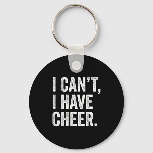 Rahiltees Co. I Can't I Have Cheer Cheerleader - B Schlüsselanhänger (Vorderseite)