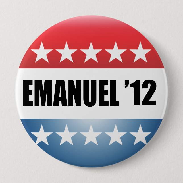 RAHM EMANUEL BUTTON (Vorderseite)