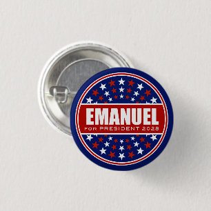 Rahm Emanuel für Präsident 2028 Button