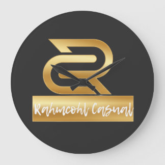 Rahmcohl Casual T-Shirt Große Wanduhr