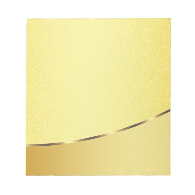 Rahmen für das Foto "Gold Imitate"-Leiste Notizblock (Vorderseite)