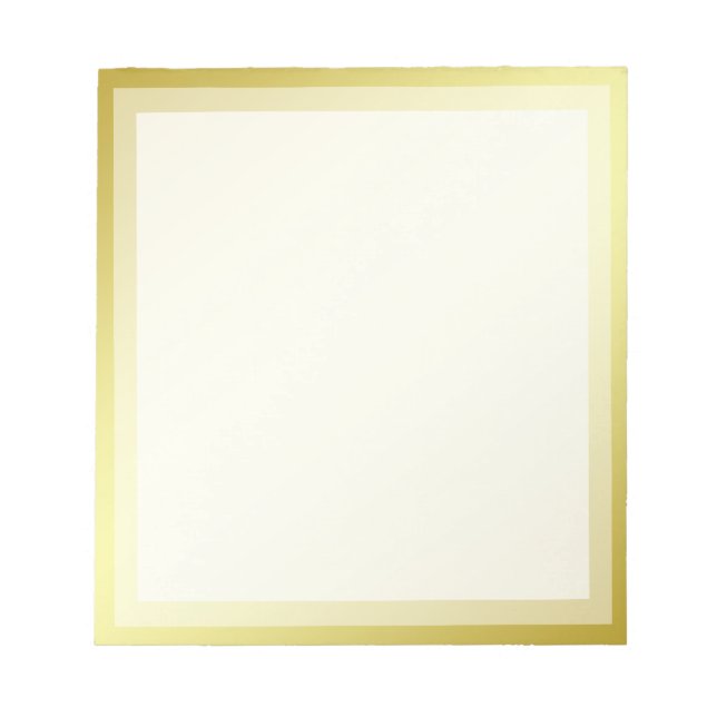 Rahmen für das Gold Boarder Foto Notizblock (Vorderseite)