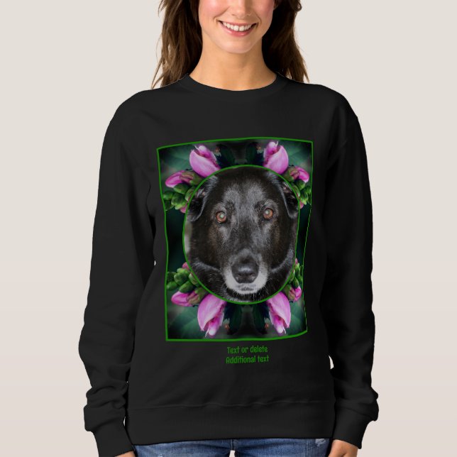 Rahmen für die Blume mit Drehkopf erstellen Sie Ih Sweatshirt (Vorderseite)