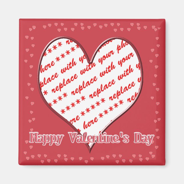 Rahmen für Herzform Magnet (Vorne)