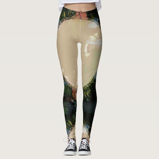 Rahmen-Leggings Leggings (Vorderseite)